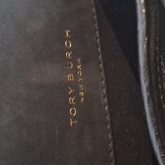 Tory Burch Eegant Black and White Embroidered And Beaded Leather Women's Bag - Picture 9 of 16